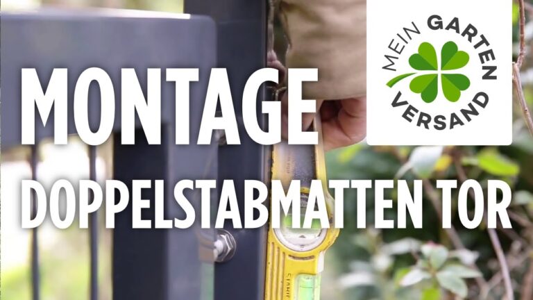 Der perfekte Doppelstabmattenzaun mit Tür 180: Sicherheit und Stil vereint