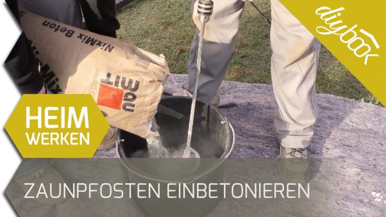 Optimale Auswahl von Metall-Zaunpfosten zum Einbetonieren